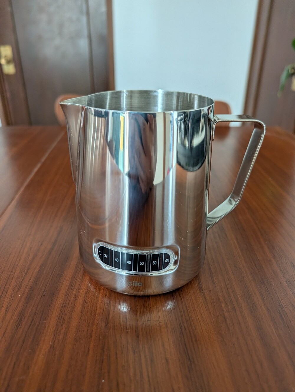Cilio Milk Jug Elisa Pre Owned Barista Frother  Pitcher Stainless Steel